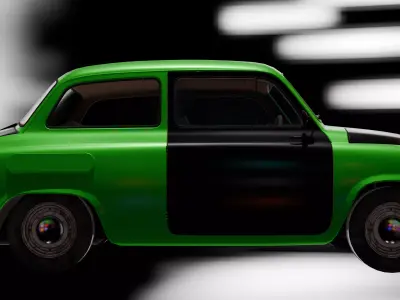 classic car 3D model