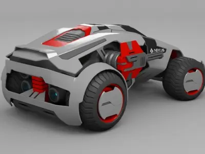 military vehicle 3D model