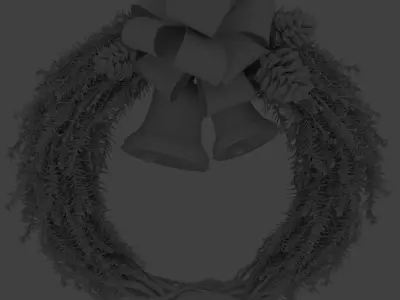Christmas Wreath 3D model