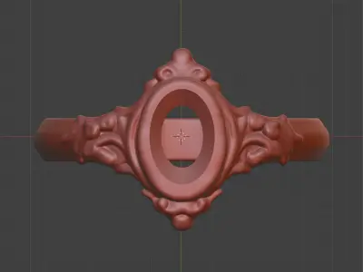 Emerald Forest Ring - 3D Free print ready Free 3D print model Free 3D print model