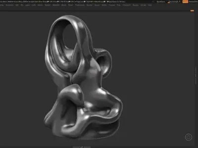 Modern Abstract Decorative sculpture 3d print model 39 3D print model