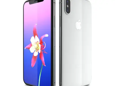 Apple iPhone X And iPhone 8 And iPhone 8 Plus All Colors 3D model