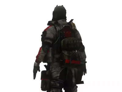 Special Forces Operator  Elite Military 3D Model Low-poly 3D model