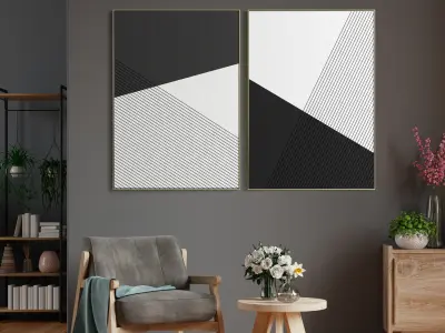 Photo Frame 267 Low-poly 3D model