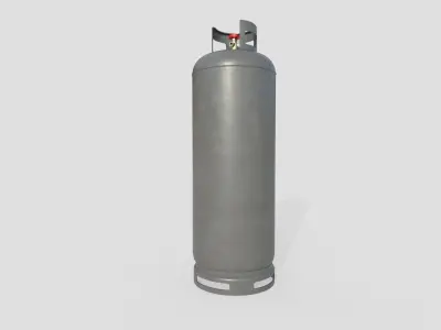 Gas Bottle M7 Low-poly 3D model