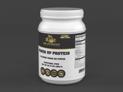 Protein Powder 3D model 150