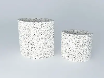 vaso granito granite vase Free 3D model