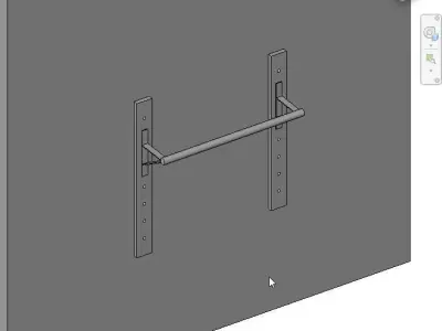 Gym tools  set - Revit family  3D model