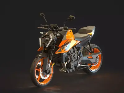 Base model KTM 990 Duke 2024 3D model