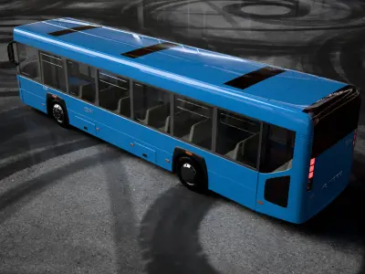 City Bus Kamaza 3D model