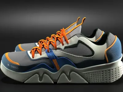 shoes - K-Swiss 3D model