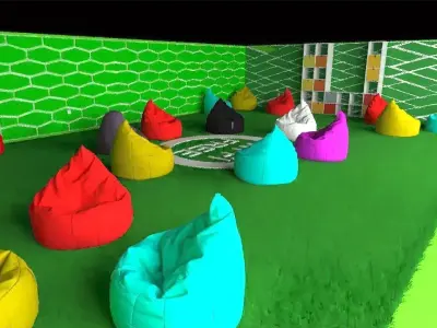 green library zone 3D model