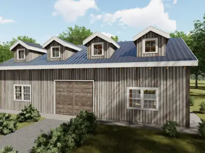 Stocc Barn Free 3D model