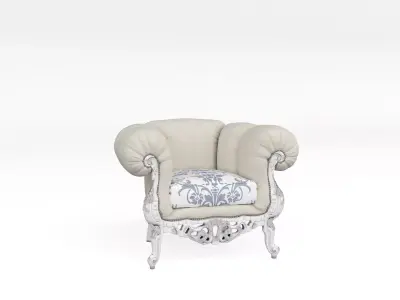 Chubby armchair by Modenese 3D model
