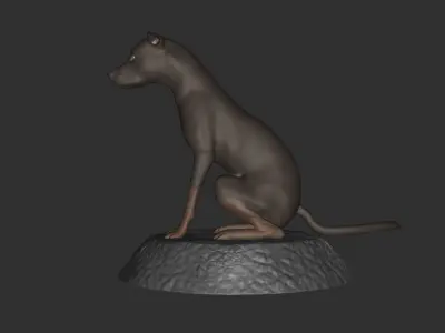 Alfred Dog 3D model