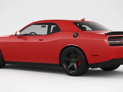 Dodge Challenger SRT Hellcat 2018 3D model