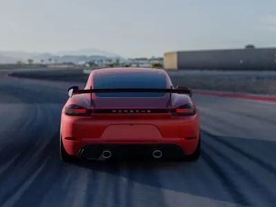 Porsche Cayman GT4 3D model