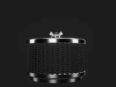 Air filter set x5 pieces 3D print model