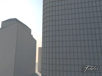 Building 24 Free low-poly 3D model