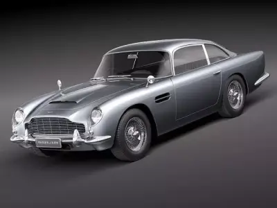 Aston Martin DB5 - 1963 3D model