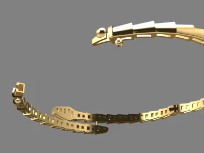 Snake bracelet  3D print model