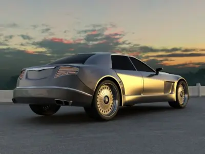 Concept Custom SuperSport Car 2 3D model