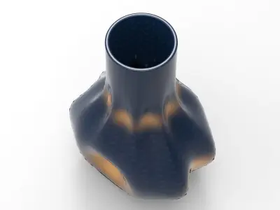 Lua Vase Low-poly 3D model
