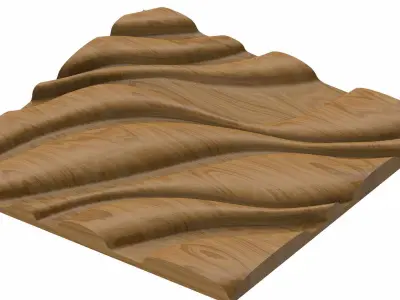 Decorative panel STL 3D model 11