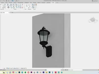 Lamp - Case - Hanging - Chandelier - Revit Family Interior 3D model