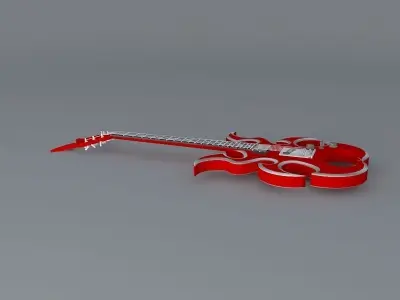 The Scorpion guitar Free 3D model