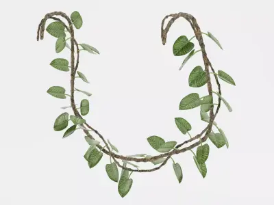 -Liana Plant V3- 3D model