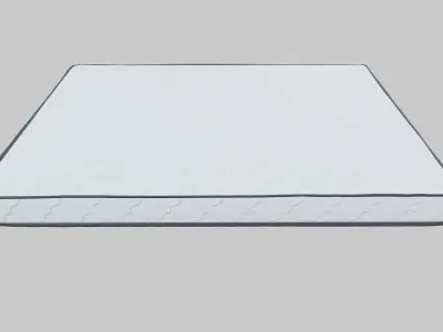 Double Foam Mattress  Low-poly 3D model
