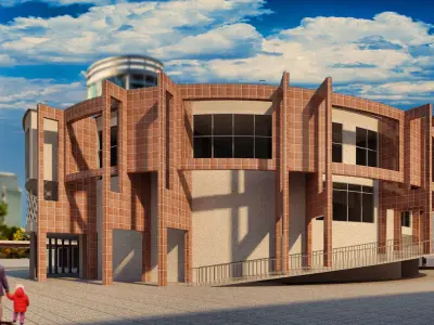 Culture Center 3D model