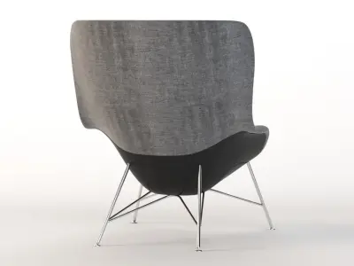 Herman Miller Striad High Back Lounge Chair 3D model