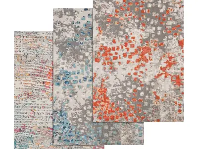 Rug Set 213 3D model
