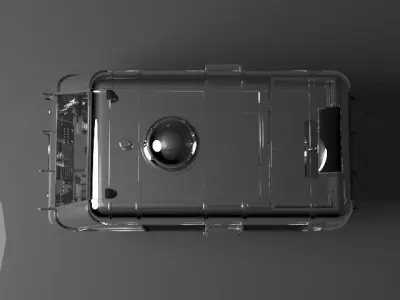 Transporter armored vehicle 3D model