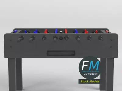 Foosball table football 1 3D model