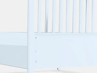 SONGESAND Bed frame 1 3D model