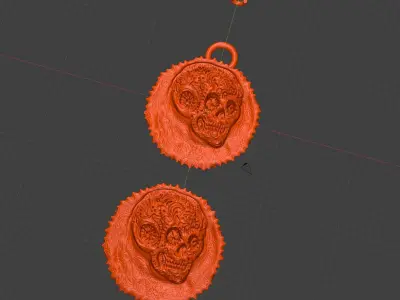 Pirate Coin 3D print model