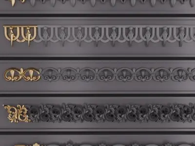 Trim Ornament 130 3D model