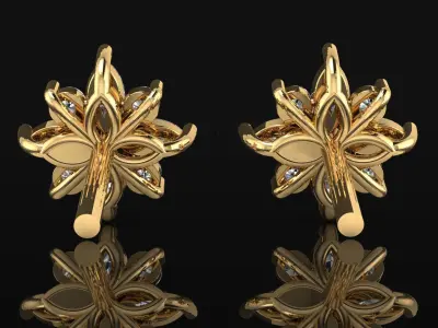 Pusets with diamonds  3D print model