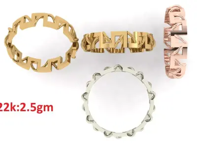 Plain Band ring  35 3D print model