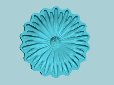 Aster Flower - Molding Artificial EVA Craft 3D print model