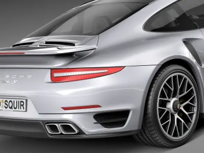 Porsche 911 Turbo S 2014 3D model