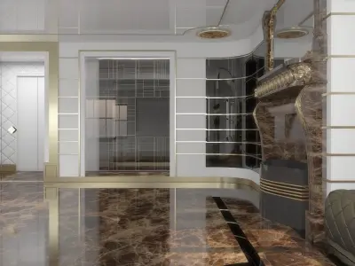 Classic Luxury Interior 3D 3D model