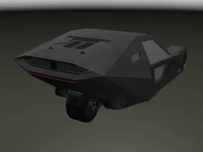 Car LAPD 2048  3D model