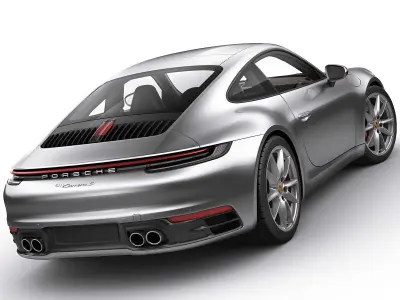Porsche 911 992 Coupe 2019 3D model
