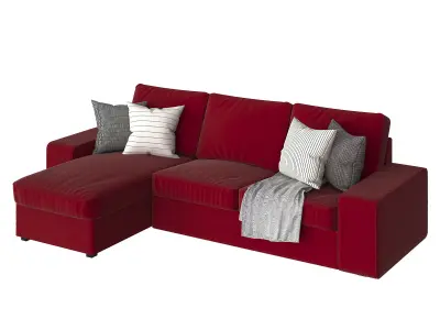 Kivik sectional sofa ikea 3D model