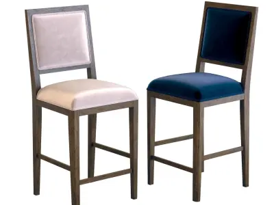 Crate and Barrel Sonata Counter Stool 3D model