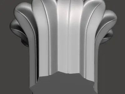 Egyptian-Column - 3d model for CNC - EgyptColumnCFC05 3D model